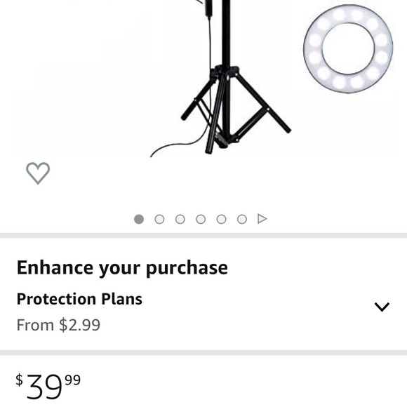 NIB U-Stream home streaming studio with 10” light and tripod. - Picture 8 of 8